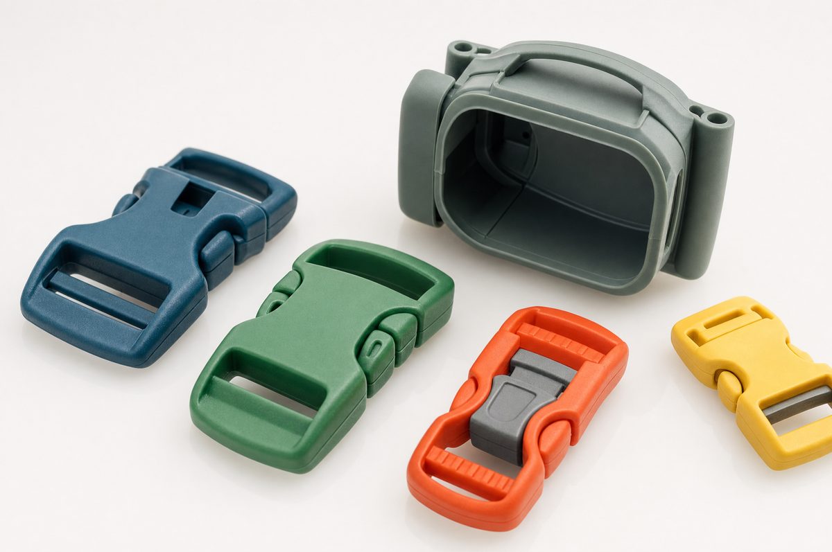 Durable plastic outdoor and recreational product components